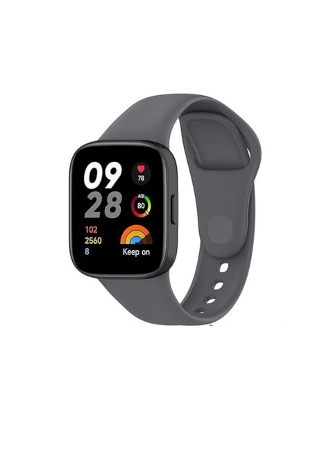 Silicone Watch Band Compatible with Xiaomi Redmi Watch 3 / Xiaomi Mi Watch 3 Sport Silicone Wrist Strap