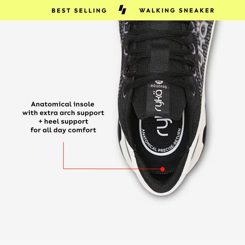 Ryka Women's, Devotion X Walking Shoe Black - Image 3