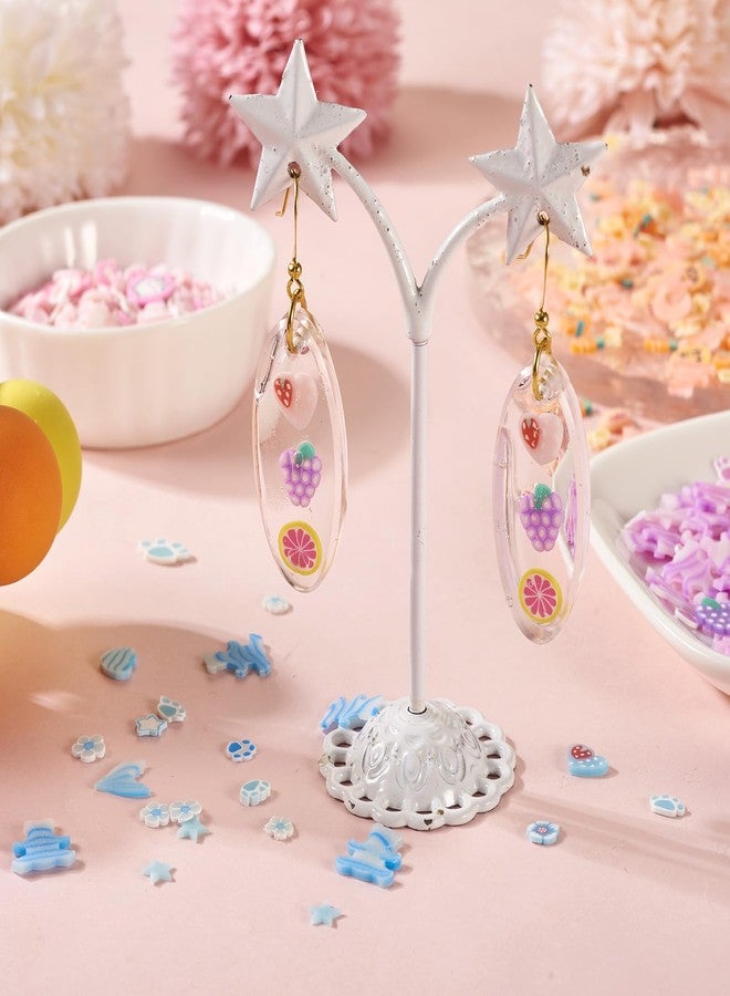 EEE ELECRELIVE Elecrelive 40g Luminous Polymer Clay Sprinkles Nail Art Slices 4 Colors Fake Sprinkles Clay Slices Charms for Cellphone Decorations Scrapbook DIY Crafts - Image 3
