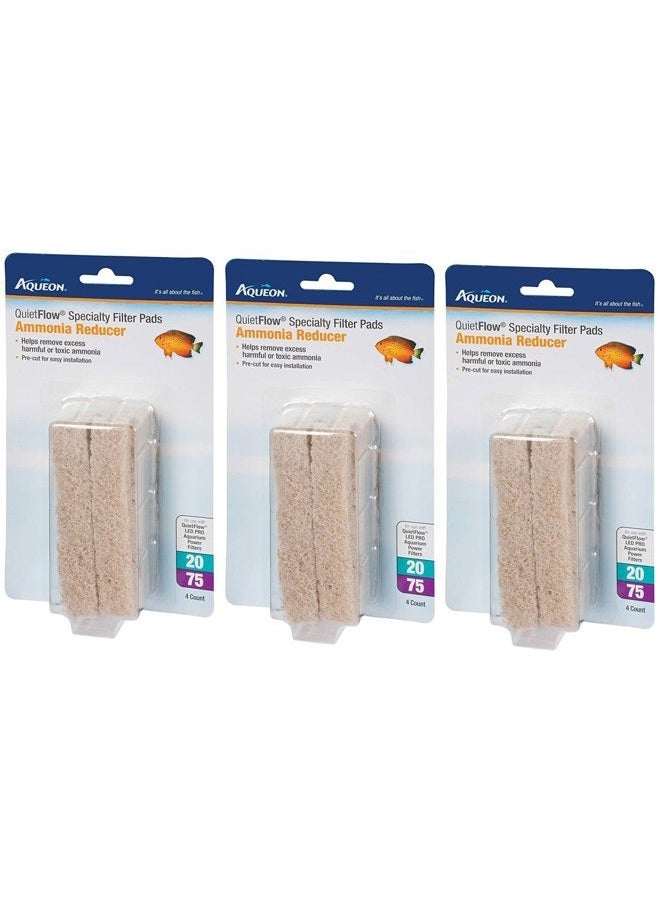 (3 Pack) Cartridge Ammonia Minipad Quiet Flow 20/75