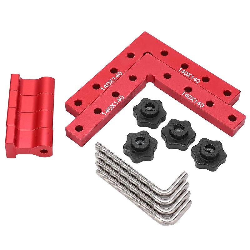 Aluminum Alloy Square Positioning Ruler Kit 90 Degree Measuring Tool for Woodworking - Image 2