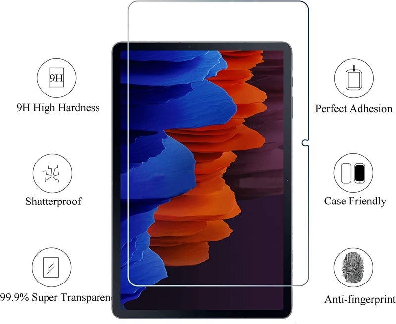 ProElite Premium Tempered Glass Screen Protector for Samsung Galaxy Tab S9 FE+/S10+/S9+/S8+/S7+/S7 FE 12.4 Inch SM-X800/X806/T970/T975/T976/T735 [2-Pack] - Image 5