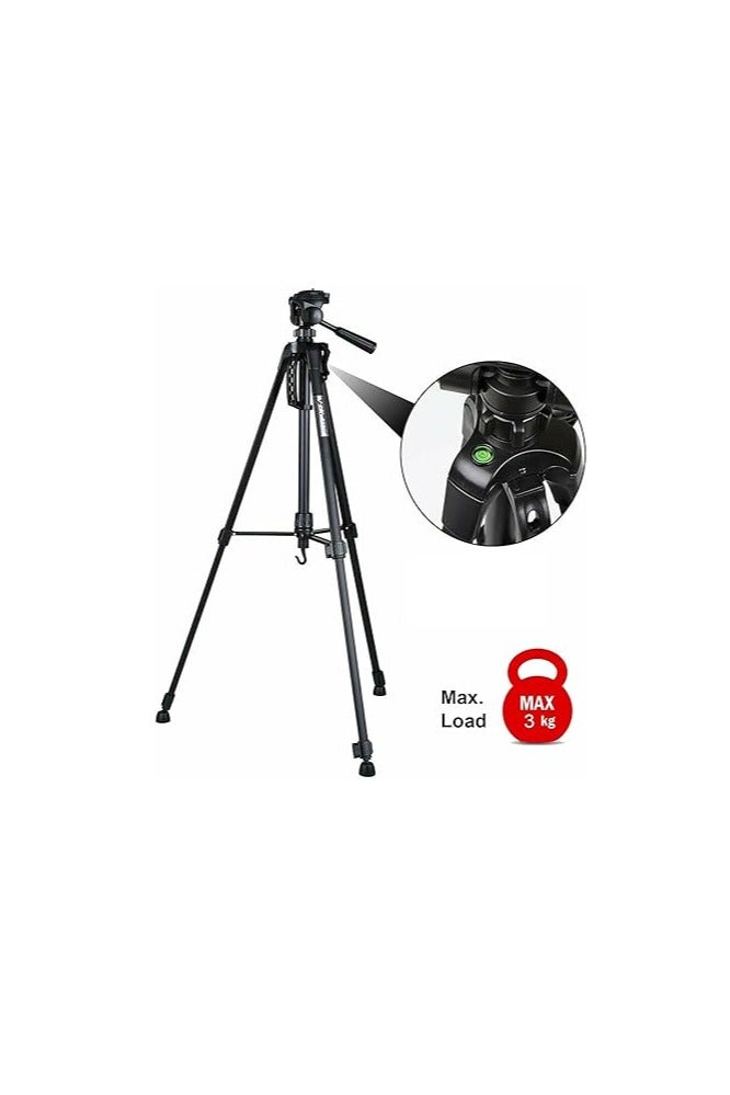 WT 3520 Aluminum Alloy Foldable Portable Photography Tripod for Camera - Black - Image 3