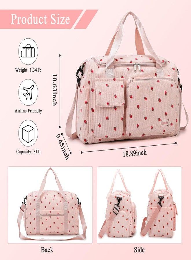 TESAFNG Small Gym Bags for Women, Travel Duffle Bag with Shoes Compartment, 4 in 1 Carry on Weekender Overnight Bag with Dry Wet Separated Pocket, Sport Gym Tote Bag for Yoga, Dance, Swimming, Workout, Ballet - Image 2