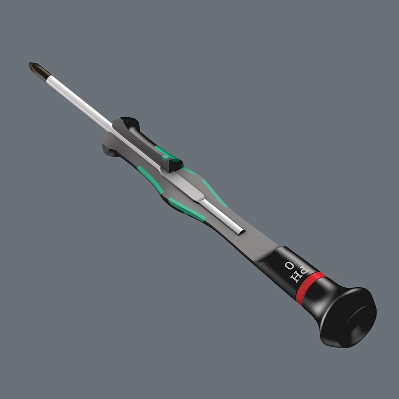 Wera 05118003001 Kraftform Micro 2035 Slotted Electronics Precision Screwdriver, 1.5mm Head, 60mm Blade Length - Image 3