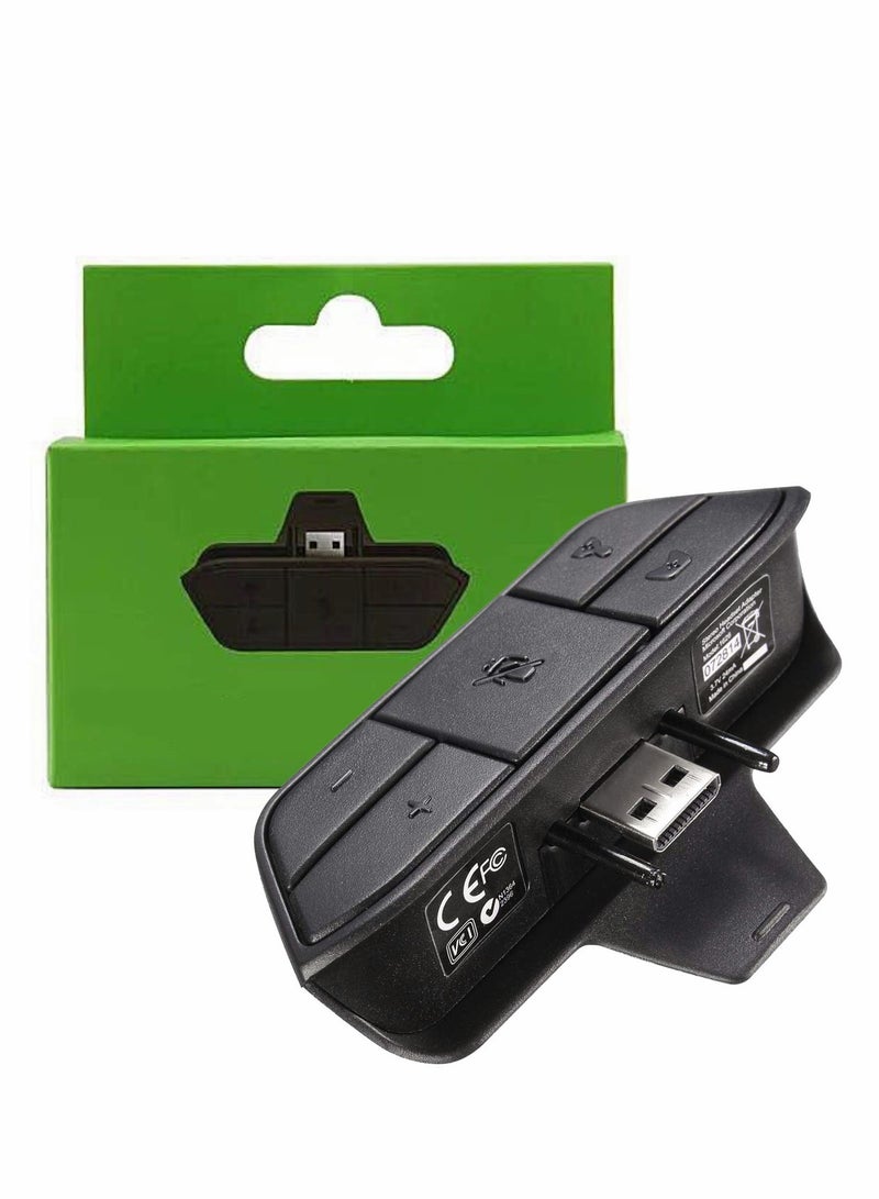 Stereo Headset Adapter for Xbox One, Audio Mic Headphone Converter, Adjust Audio Balance, Volume, Mic Directly - Image 1