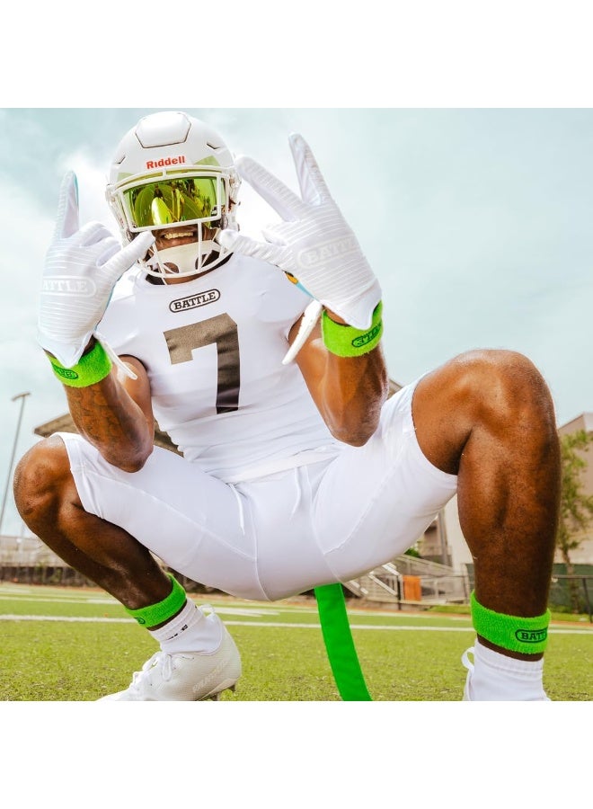 Battle Sports Doom 1.0 Football Receiver Gloves (Black, Adult S) - Image 3