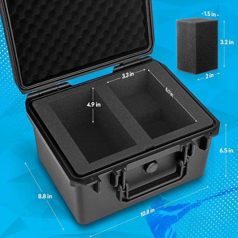 Eligara Graded Card Storage Box, PSA Slab Case Holder Compatible with 40 Graded Cards, Top Loader Storage Hard Cases, Waterproof Trading Card Storage Boxes for Top Loaders, Sports Card, One Touch - Image 2