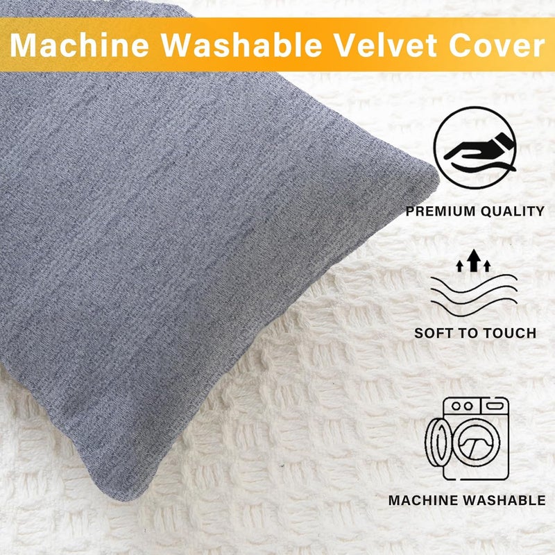 1 MIDDLE ONE 2 Pack Small Pillow, Cooling Memory Foam Mini Pillow 11 X 7 Inches for Sleeping, Travel, Neck, Knee Support, Tiny Cushion for Pet, Dogs (Grey) - Image 4