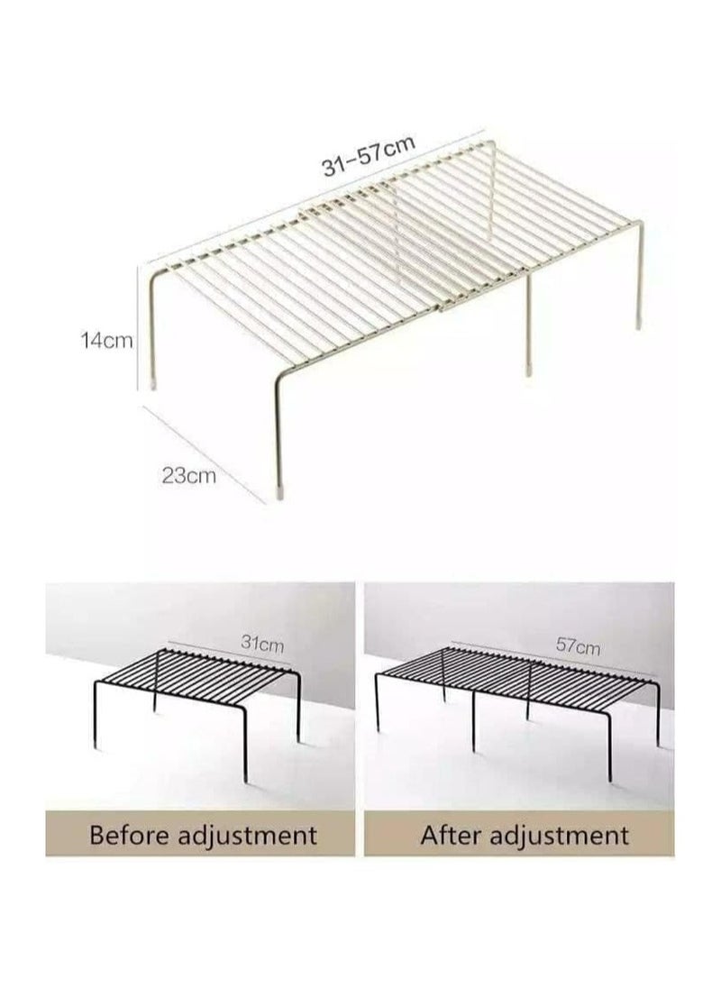 Spaceshoop - Extra Couple Shelf in Kitchen Wardrobe and Undersink Organizer Two in One Seasoning Plates Small and Grow Up by Place - Image 1