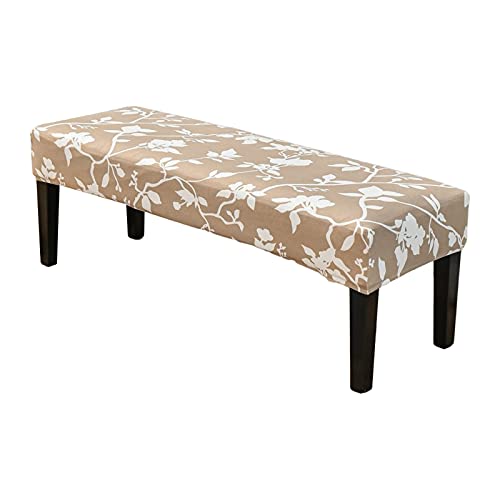 Eco-Ancheng EcoAncheng Dining Chair Cover Removable Slipcover for Bench Chair Stretch Seat Protector for Living Room Kitchen - Image 1