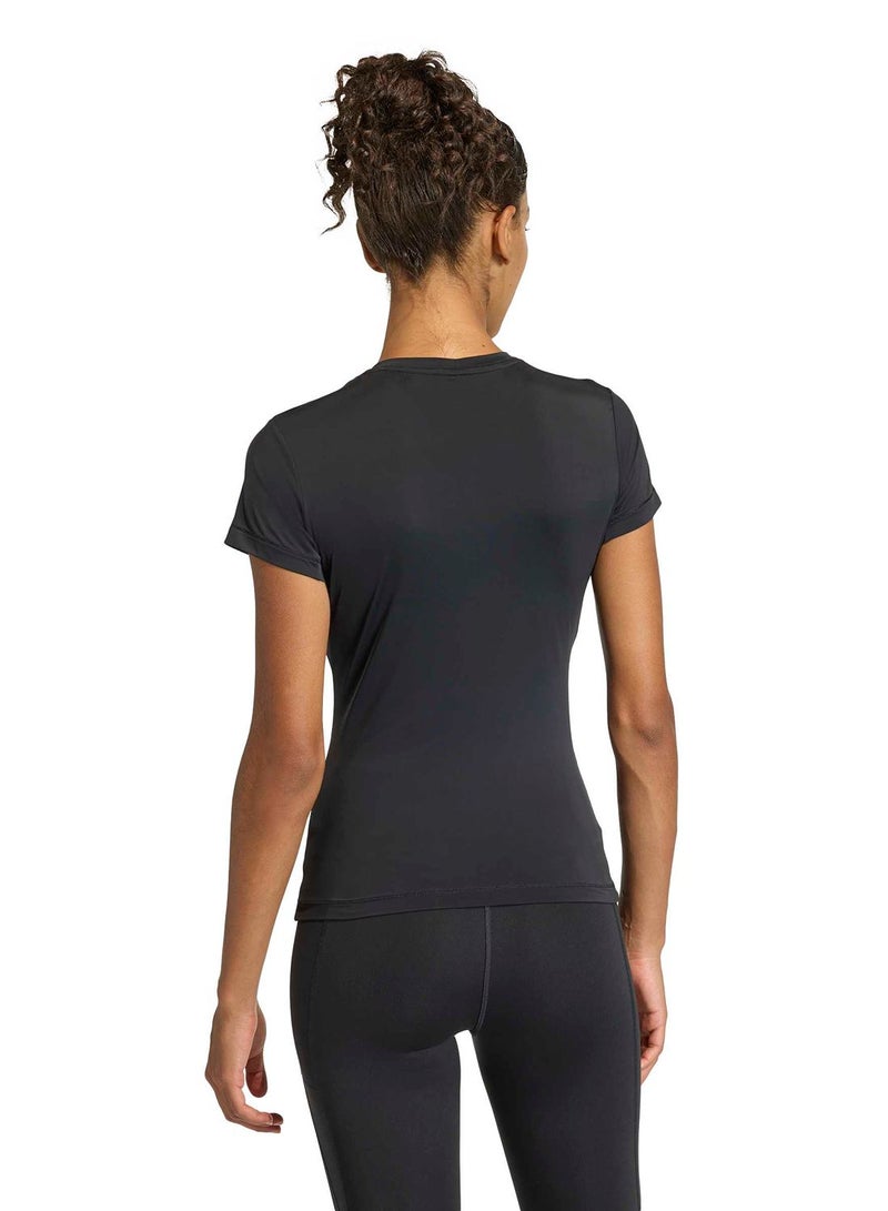 Adidas Power Essentials Workout Contour T-Shirt - Image 2