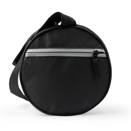 WORLD STAR Trendy Gym Duffle Bag for Men & Women – Waterproof Sports Bag with Shoe Compartment & Adjustable Strap – Versatile Travel & Training Gear (Sleek Black) - Image 5