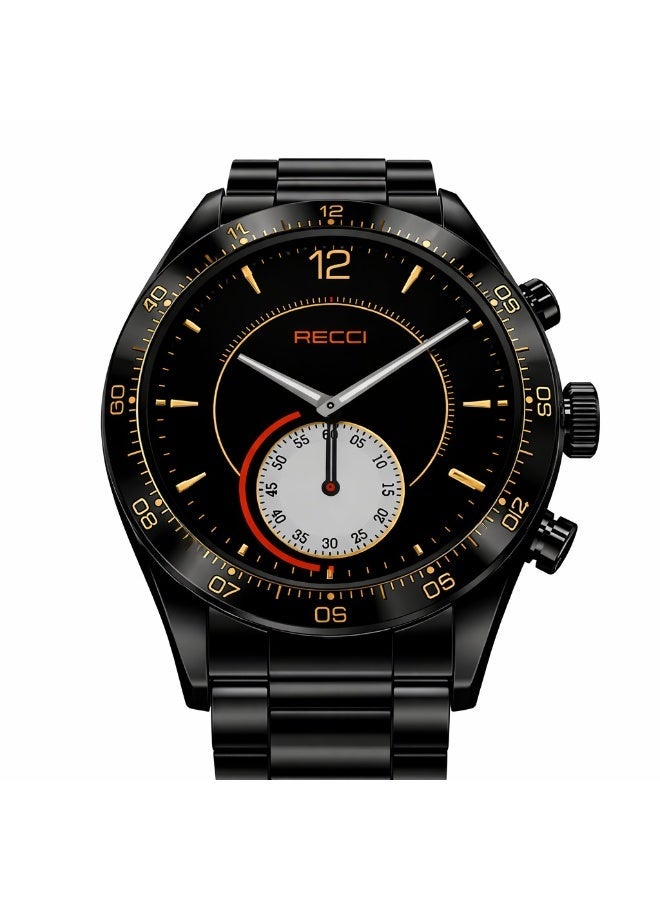 Recci RA43 Smart Watch 1.32" AMOLED Display, Bluetooth Calling, Heart Rate & SpO2 Monitor, Stainless Steel Strap - Image 3