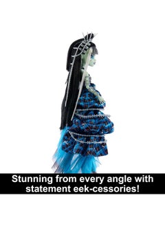 MONSTER HIGH Frankie Stein Doll With Original Sculpt Stitched In Style Collector Doll With Deconstructed Gown And Sewinginspired Accessories (Amazon Exclusive)  - Image 3