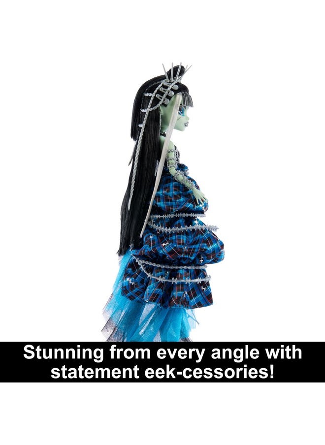 MONSTER HIGH - Frankie Stein Doll With Original Sculpt Stitched In Style Collector Doll With Deconstructed Gown And Sewinginspired Accessories (Amazon Exclusive) - Image 1