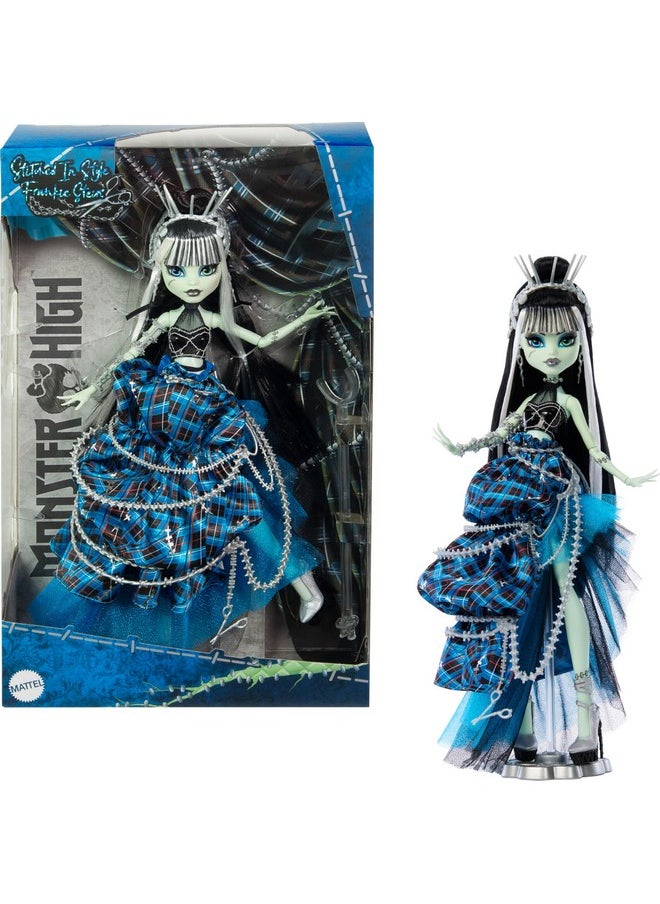 MONSTER HIGH - Frankie Stein Doll With Original Sculpt Stitched In Style Collector Doll With Deconstructed Gown And Sewinginspired Accessories (Amazon Exclusive) - Image 1