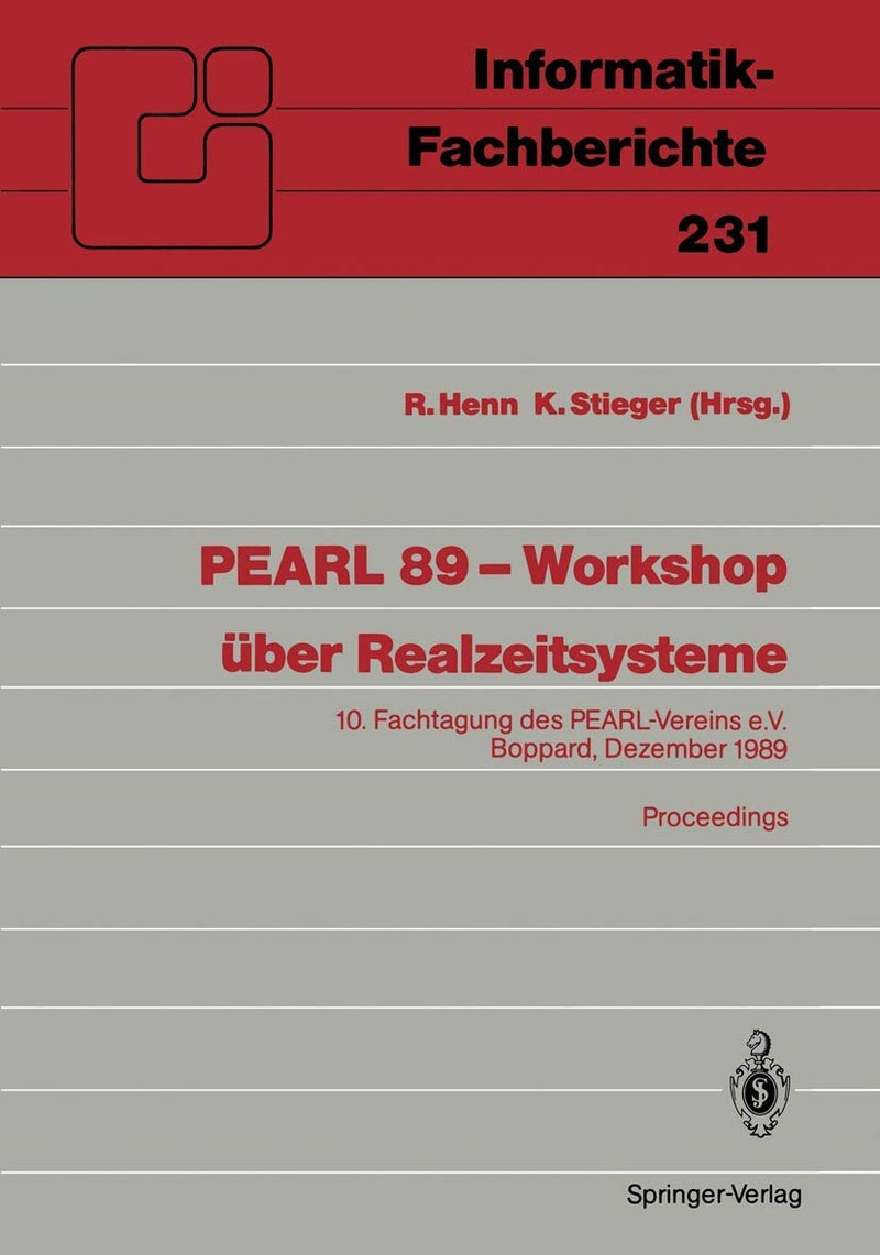 PEARL 89 - Workshop über Realzeitsysteme