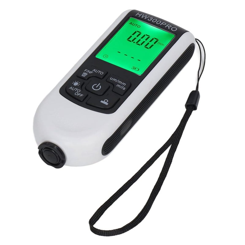 Digital Coating Thickness Gauge Portable Paint Meter Automatic Shutdown White - Image 4