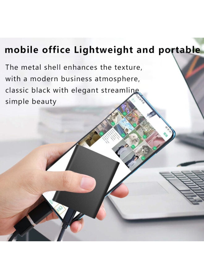 Generic Exclusive For Solid State Mobile Hard Disk 2T High-speed External Mobile Phone Computer Mobile Disk Hard Disk 1tu Disk Wholesale-Capacity:256t (64gb Expansion) Conventional-Interface:USB3.1 Silver  - Image 4