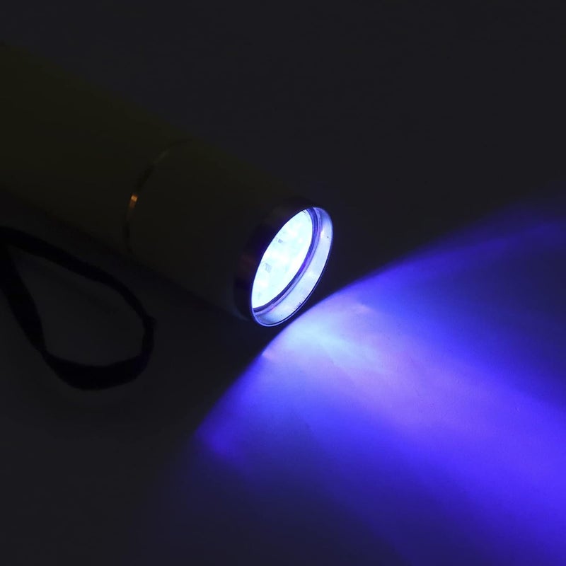 ZJchao Professional Rhinestone Flashlight Nail Lamp, 9 LED Crystal Fixation Tool Aluminum Body Quick-Cure Light for Gem Nails & Salon Manicures - Image 5