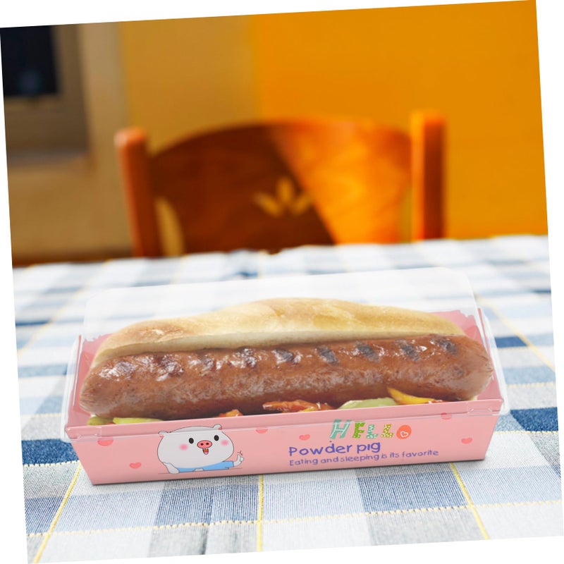 25 Pcs Clear Lid Cake Box For Muffins Sushi Pastries Desserts Food Containers - Image 5