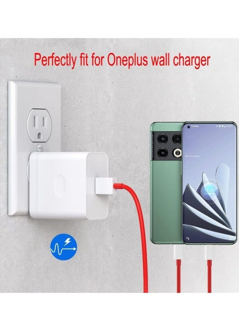 ELTRAZONE كابل USB Type-C فائق السرعة – مثالي لجهاز OnePlus 11، 10 Pro، Nord N20، 8T، والمزيد (أحمر ديناميكي) - Image 4