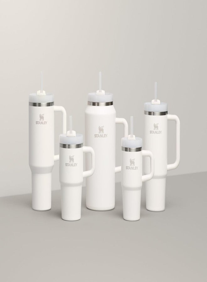 Stanley Quencher H2.0 Tumbler with Handle and Straw 14 oz | Flowstate 3-Position Lid | Cup Holder Compatible for Travel | Insulated Stainless Steel Cup | BPA-Free | Frost - Image 5