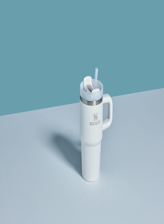 Stanley Quencher H2.0 Tumbler with Handle and Straw 14 oz | Flowstate 3-Position Lid | Cup Holder Compatible for Travel | Insulated Stainless Steel Cup | BPA-Free | Frost - Image 4