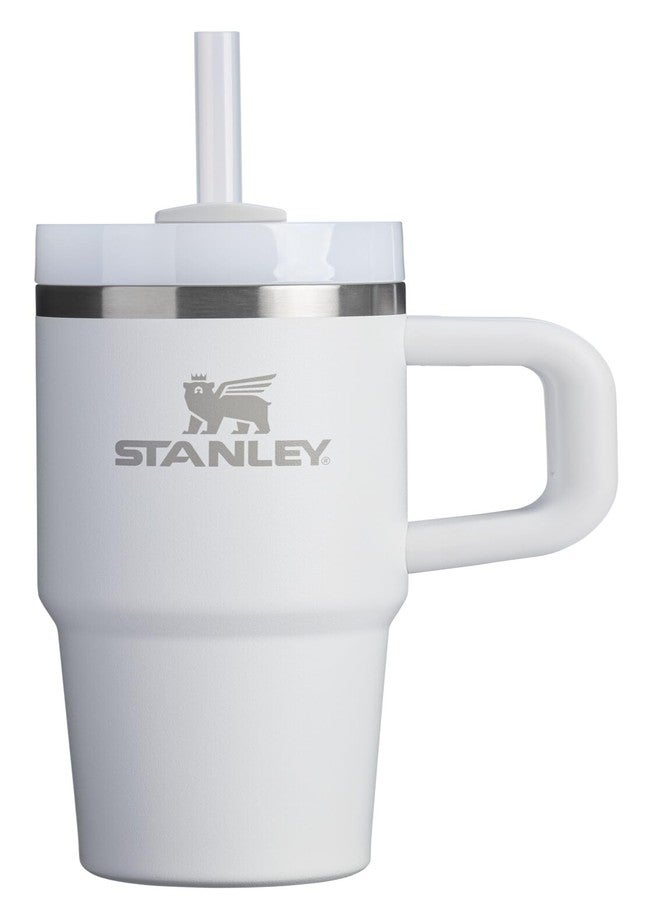 Stanley Quencher H2.0 Tumbler with Handle and Straw 14 oz | Flowstate 3-Position Lid | Cup Holder Compatible for Travel | Insulated Stainless Steel Cup | BPA-Free | Frost - Image 1