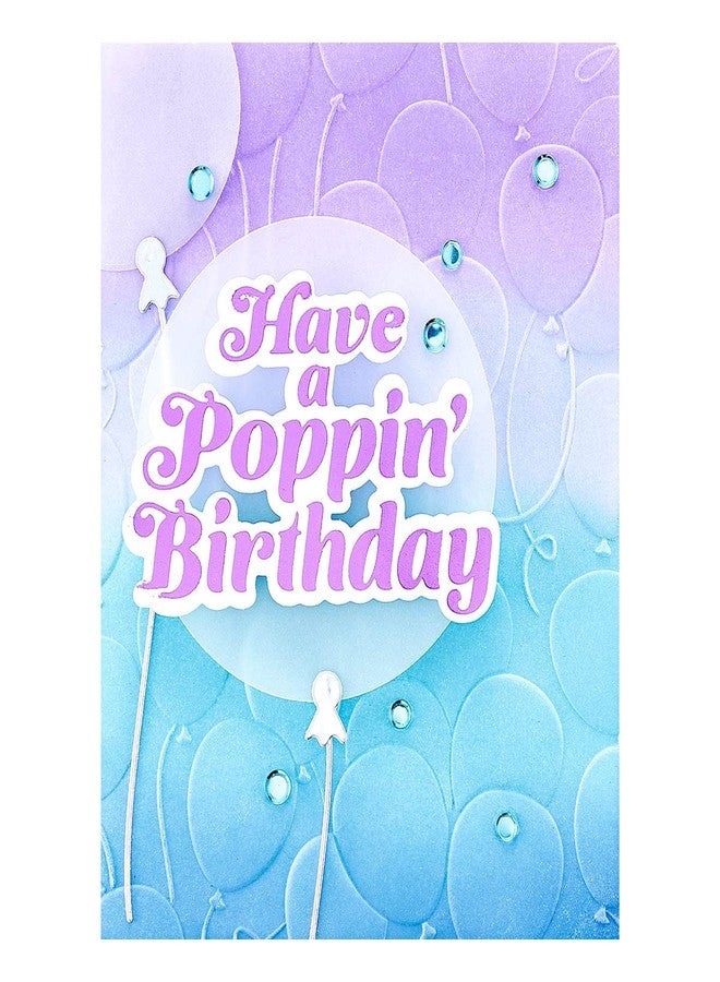 سبيل بيندرز مجلد نقش ثلاثي الأبعاد من Spellbinders بتصميم بالونات عائمة، شفاف - Image 5