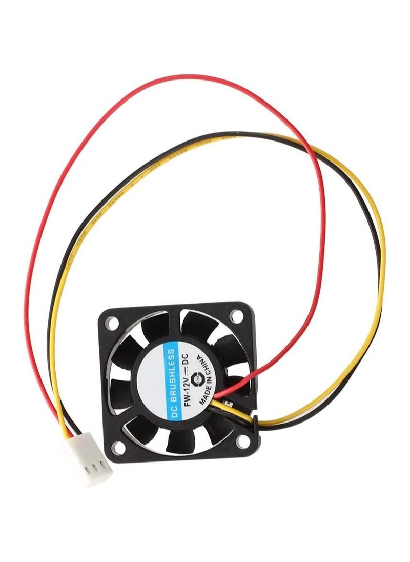 Generic 4pcs DC 12V 4010 Fan 3Pin Mini Cooling Fan 40x40x10mm for 3D Printer  - Image 2