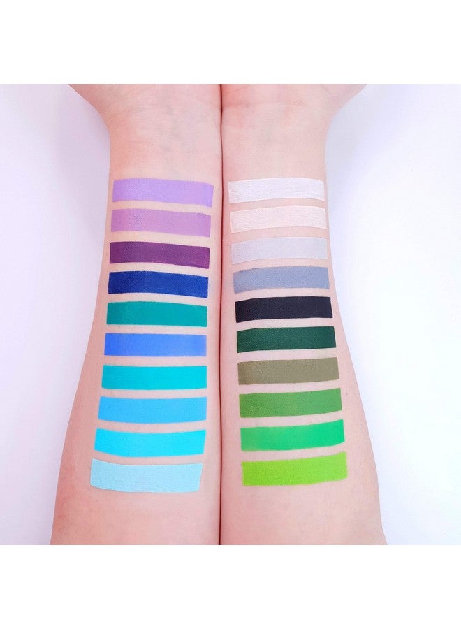 Moon Creations Pro Face & Body Paint Cake Pots Lilac Professional Water Based Face Paint Makeup For Adults Kids 1.26Oz - Image 5