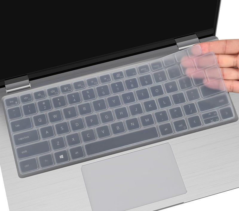 CaseBuy Keyboard Cover for Dell Latitude 3440 3450 5420 5430 5440 5450 14, Latitude 7420 7430 7440 7450 14 /Latitude 9510 9520 7520 15.6/14" Latitude 9420 9430 Protector Skin,Clear - Image 1