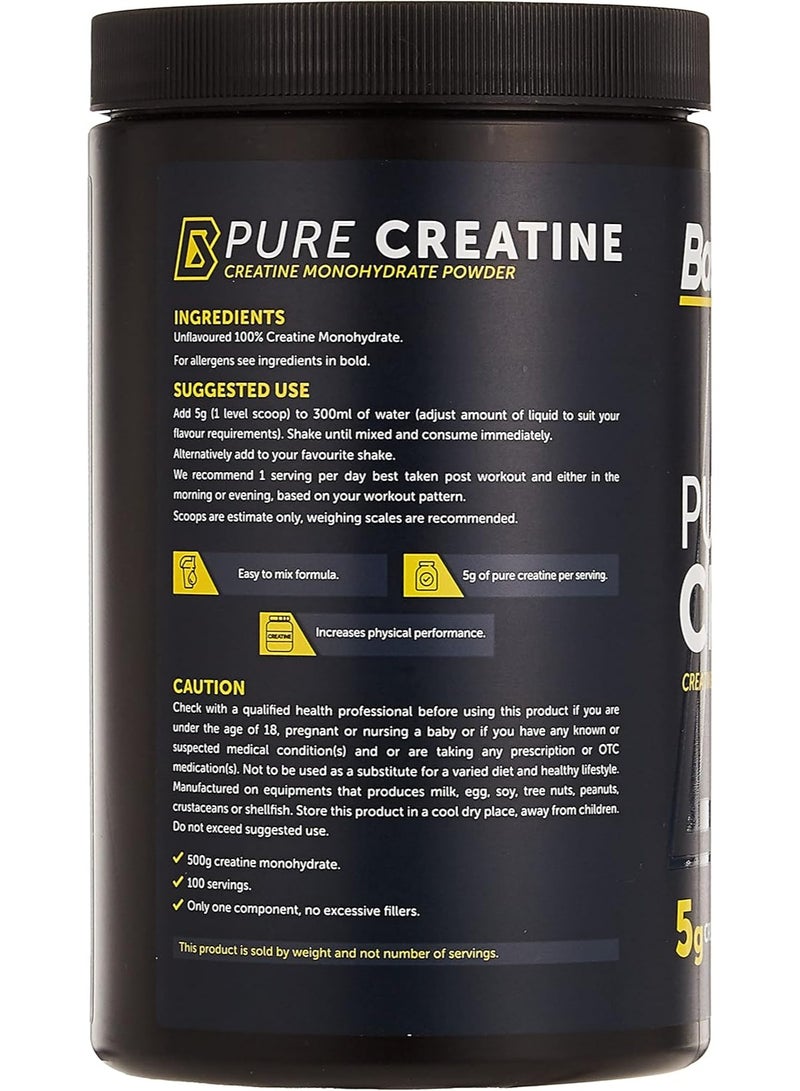 BASIX |PURE CREATINE | CREATINE MONOHYDRATE POWDER |UNFLAVOURED |500G - Image 5