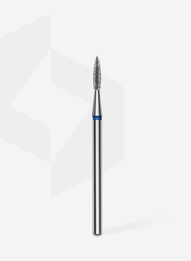 STALEKS PRO بت حفر الأظافر الماسي مدبب لهب أزرق رأس EXPERT قطر 1.8 مم / جزء العمل 8 مم - Image 2