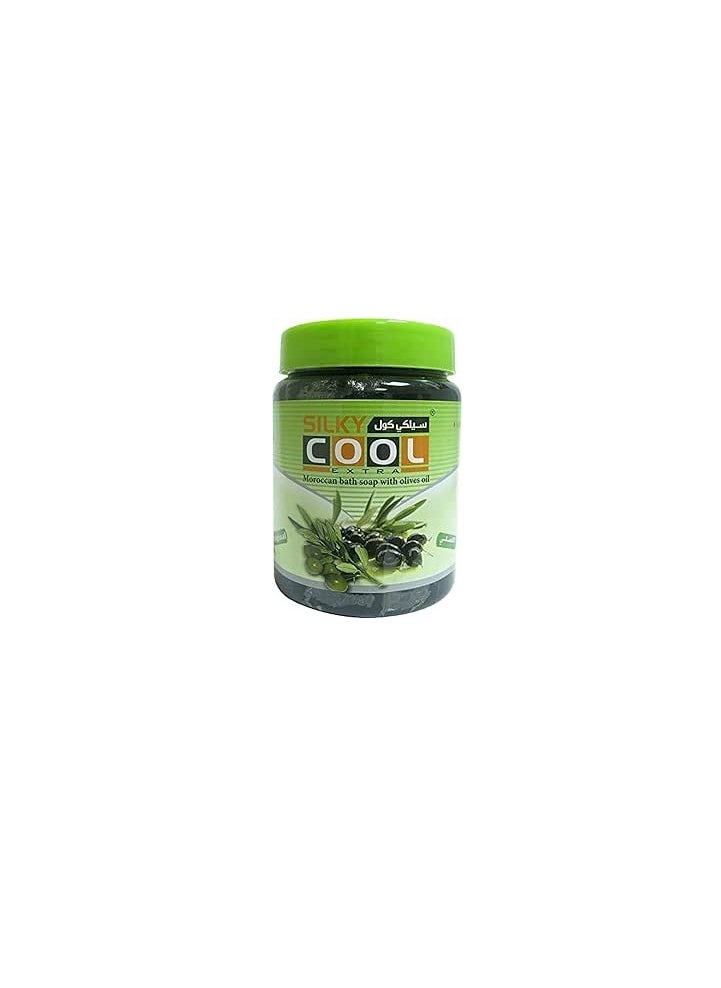 Silky Cool Silky Cool Extra Olive Oil Moroccan Bath Soap Jar 1000 ml 