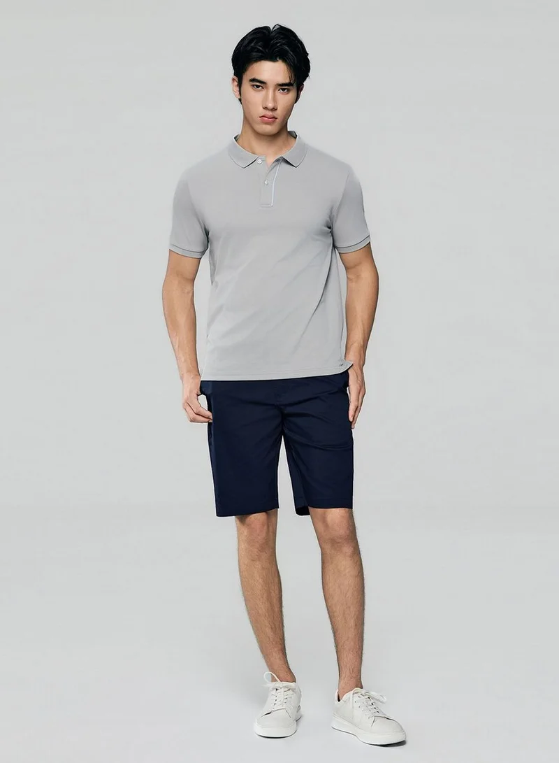 Giordano  Men Slim Cotton Nylon Pique Polo for Men | Best Price UAE
