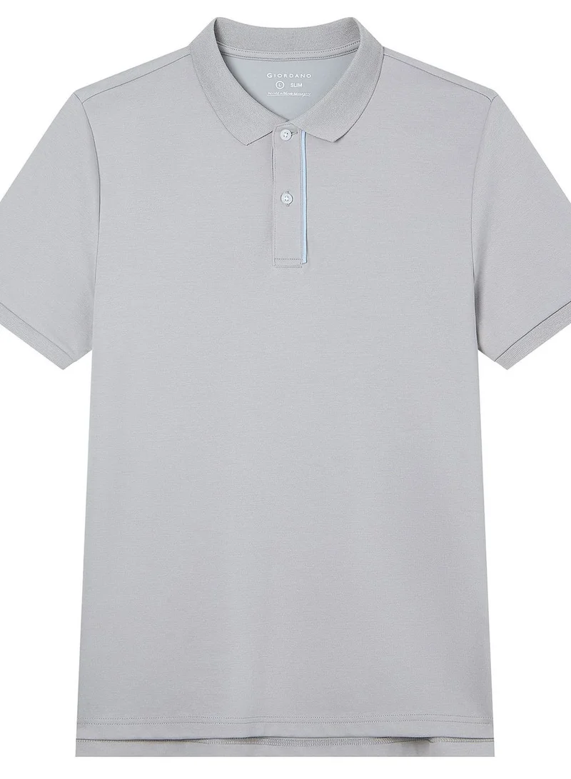 Giordano  Men Slim Cotton Nylon Pique Polo for Men | Best Price UAE
