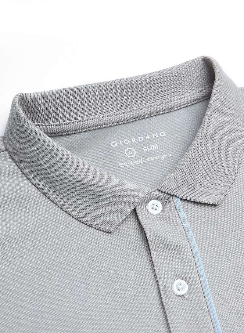 Giordano  Men Slim Cotton Nylon Pique Polo for Men | Best Price UAE