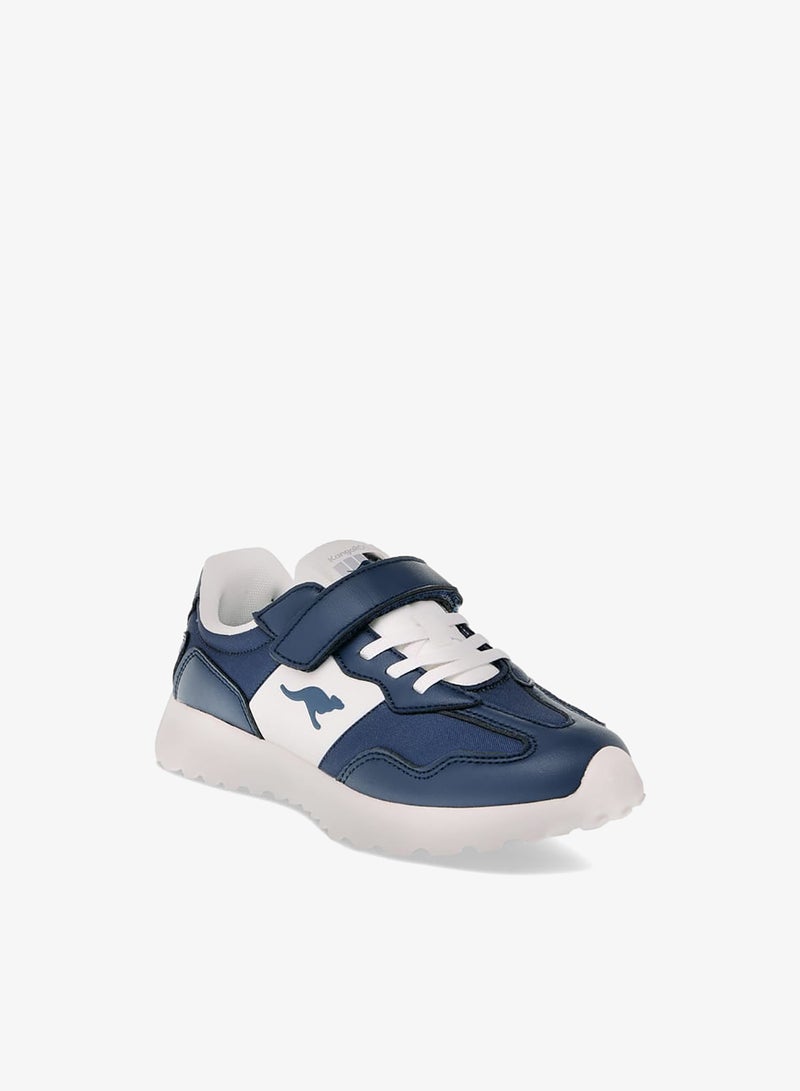 kangaROOS Boys' Panelled Sports Shoes with Hook and Loop Closure - Image 3