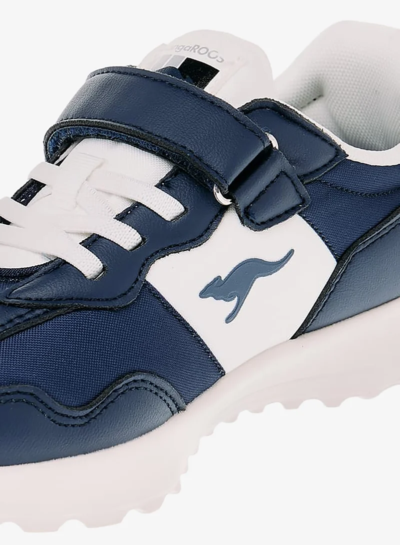 kangaROOS NAVY Boys' Panelled Sports Shoes with Hook and Loop Closure for Men | Best Price UAE