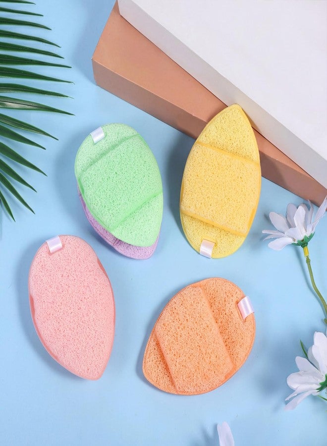 Zelphvt 5 PCS Facial Sponge Face Sponges for Cleansing Reusable Makeup Remover Exfoliating Pads for Daily Clean - Image 4