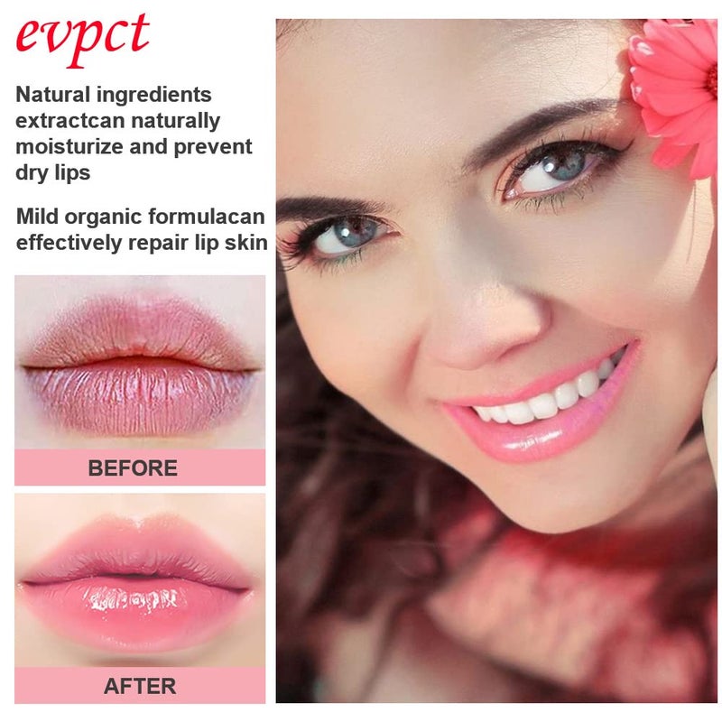evpct 3Pcs Magic Color Changing Lipstick Long Lasting Waterproof 24 Hours Original for Women, Aloe Vera Strawberry Peach Pink PH Mood Permanent Color Changing Lipstick Lip Balm Gloss, labial magico - Image 4