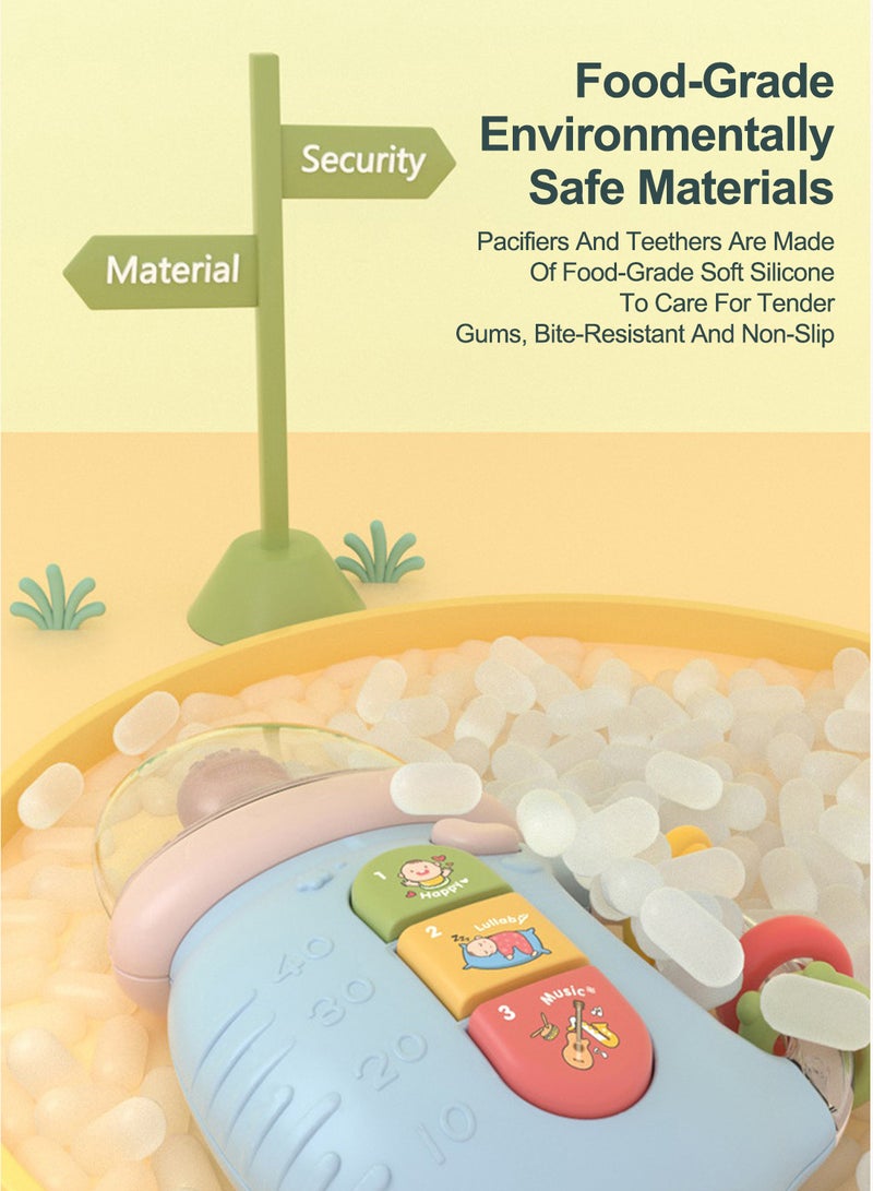 MaBaby Baby Musical Toy with Early Education & Music, Learning Educational Fake baby bottle Fun for Kids, Sensory Toys for Toddlers Kids Boys and Girls Gifts  - Image 3