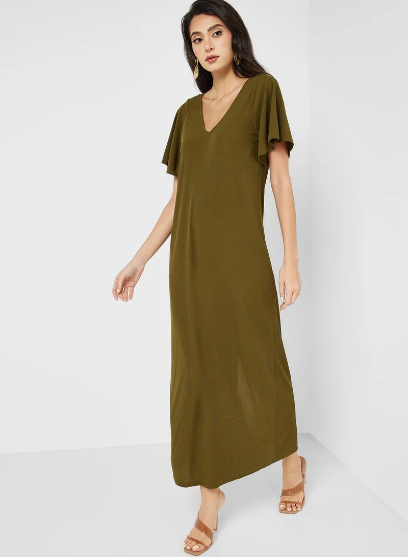 VERO MODA V-Neck Knitted Dress