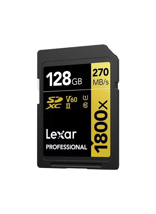 Lexar 128GB Professional 1800x SDXC UHS-II Cards, Up To 270MB/s Read, C10, V60, U1 SD Card - Image 2
