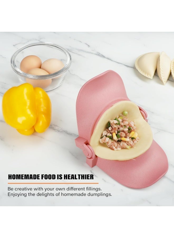 HZYH 5 Pcs Empanada Maker Press Set, Dumpling Press Mold with Dough Cutter & Stuffing Spoon, 2 Sizes (Large 4" + Medium 3"), Perfect for Dumplings, Pierogi, Ravioli, Mini Pies, Hand Pies - Image 3