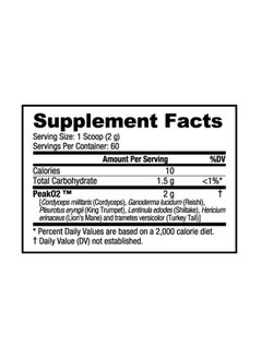 NutraBio NutraBio Peak O2, Unflavored, 4.2 oz (120 g), Labs  - Image 2