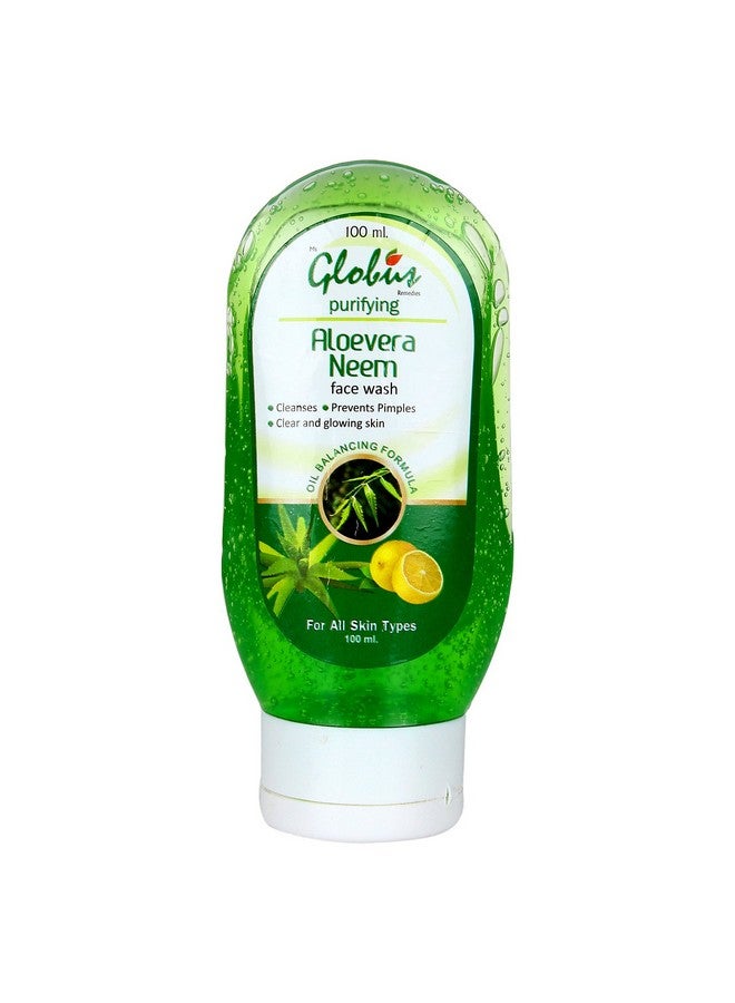 Globus Remedies Globus Aloe Vera Neem Tulsi Face Wash 100 Ml - Image 1